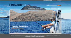 Desktop Screenshot of lanzarotefishing.com